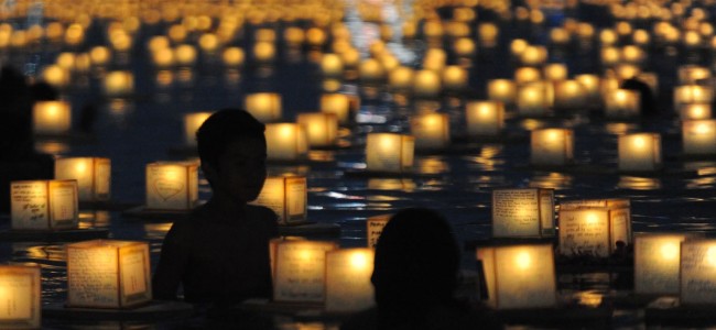 Magic Island’s Lantern Floating Ceremony Illuminates the Sea Each Memorial Day