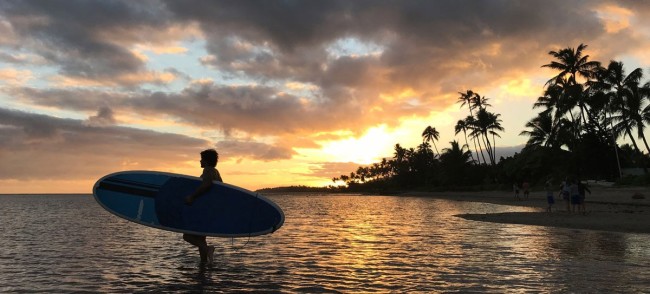 Surfing on Oahu Hawaii